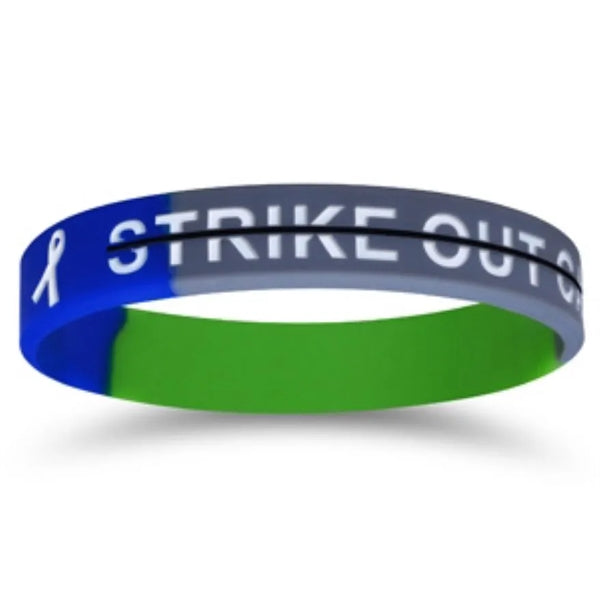 Colorfilled Silicone Wristband Bracelet-EB