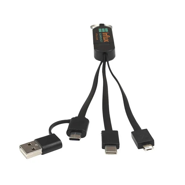 5-in-1 Cell Phone Charging Cable w/Phone Stand