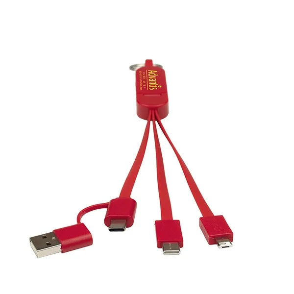 5-in-1 Cell Phone Charging Cable w/Phone Stand