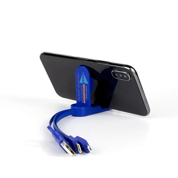 5-in-1 Cell Phone Charging Cable w/Phone Stand