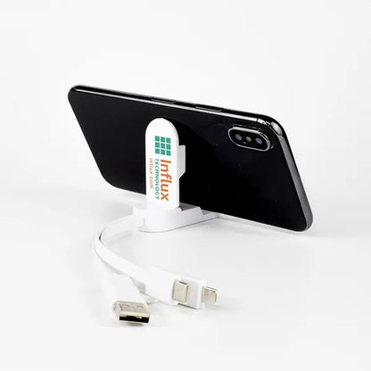 5-in-1 Cell Phone Charging Cable w/Phone Stand