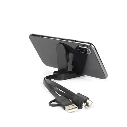 5-in-1 Cell Phone Charging Cable w/Phone Stand