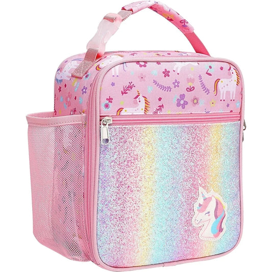 Glitter Unicorn Lunch Bag