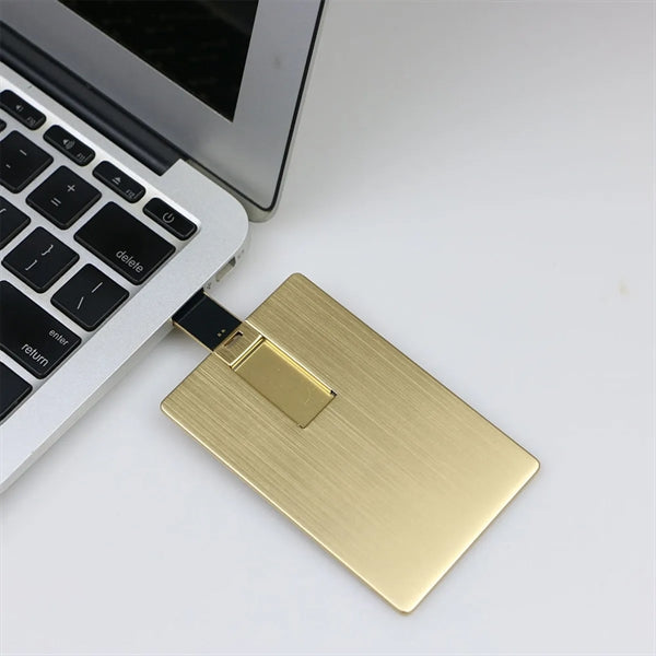 Metal Bank Credit Card Usb Flash Drive
