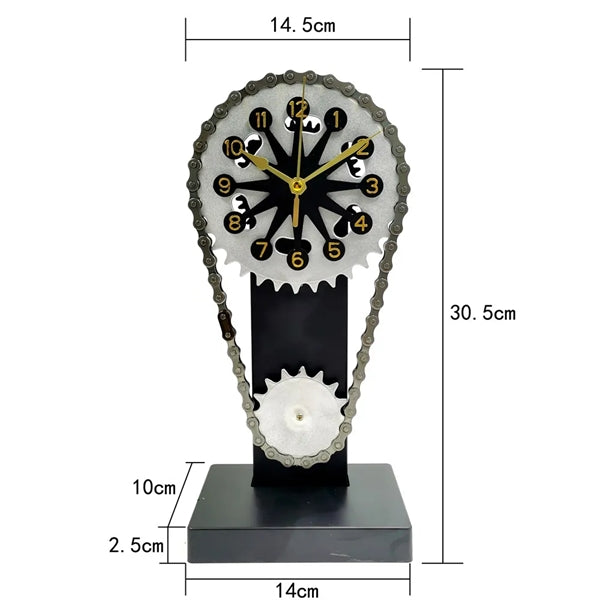 Rotating Gear Clock