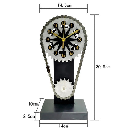 Rotating Gear Clock
