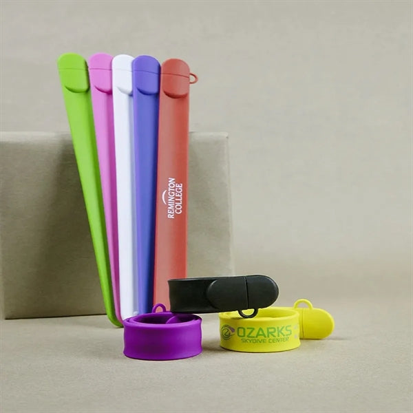 Silicone Slap Bracelets Usb Flash Drive