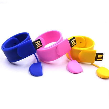 Silicone Slap Bracelets Usb Flash Drive