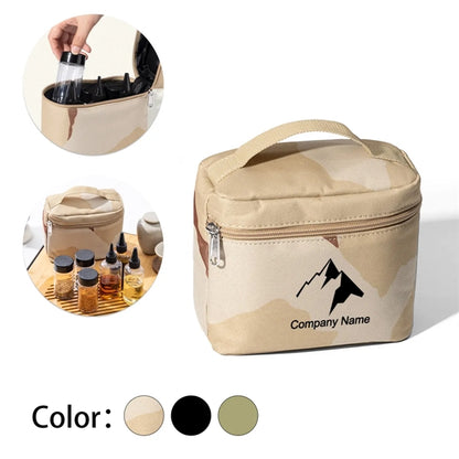 Outdoor Camping Bbq Seasoning Bottle Storage Bag