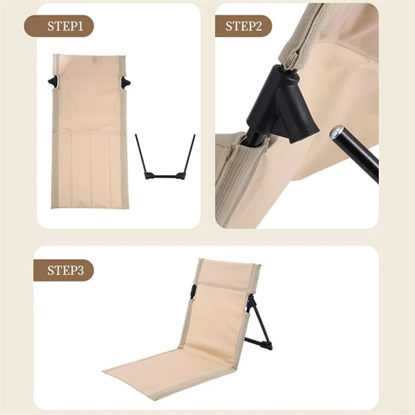 Camping Backrest Picnic Cushion Chair