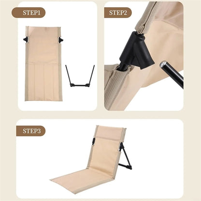 Camping Backrest Picnic Cushion Chair