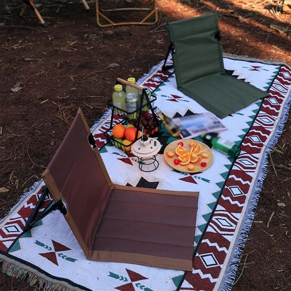 Camping Backrest Picnic Cushion Chair