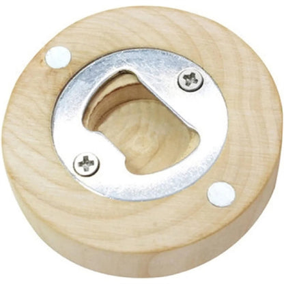 Wooden Magnetic Fridge Sticker Bottle Opener