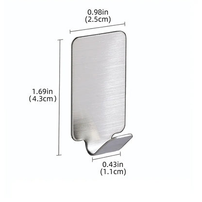 Adhesive Towel Hooks Stainless Steel