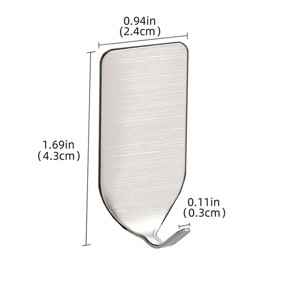 Adhesive Towel Hooks Stainless Steel