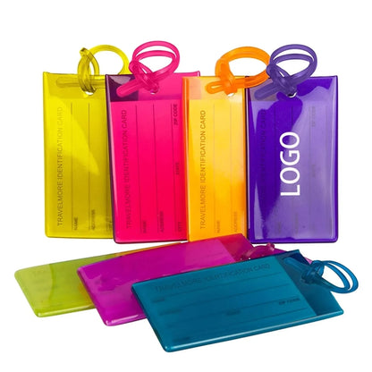 PVC Soft Plastic Luggage Tag