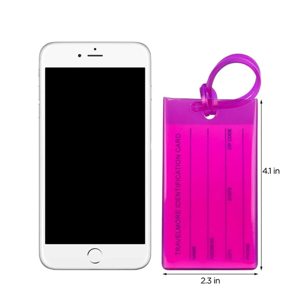 PVC Soft Plastic Luggage Tag