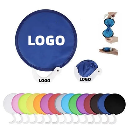 Folding Handheld Fan With Pouch