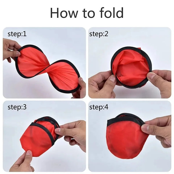Folding Handheld Fan With Pouch
