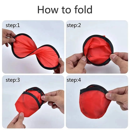 Folding Handheld Fan With Pouch