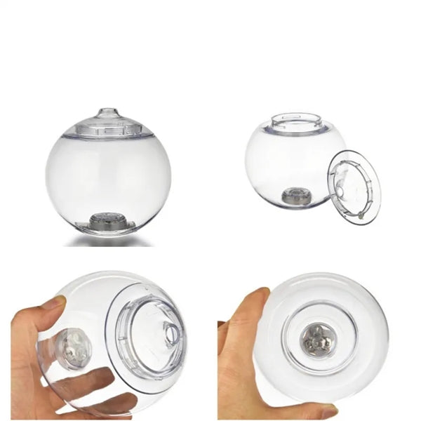 24oz LED Ball Tumbler with Straw