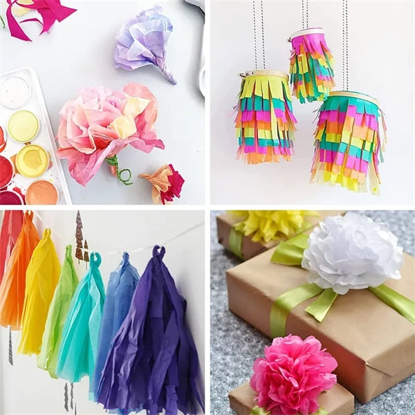 Custom Multicolor Decorative Gift Wrapping Tissue Paper