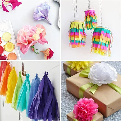 Custom Multicolor Decorative Gift Wrapping Tissue Paper
