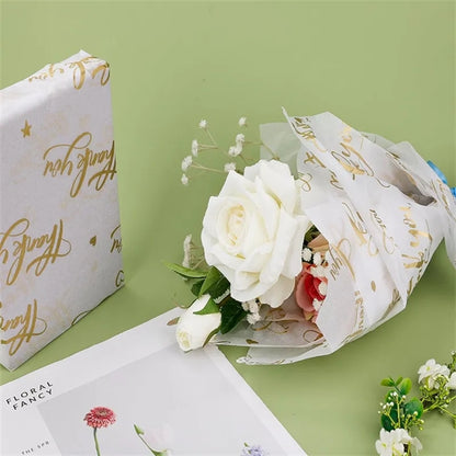 Decorative Gift White Color Wrapping Tissue Paper