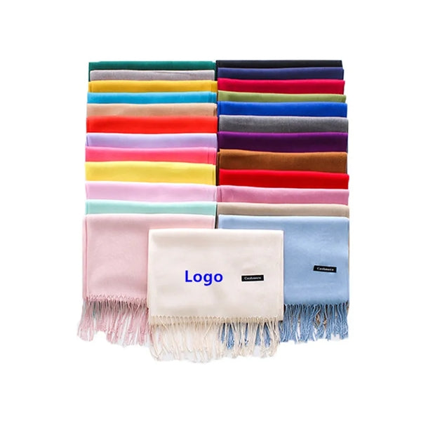Women Elegant Winter Warm Wrap Scarf Pashmina With Tassel
