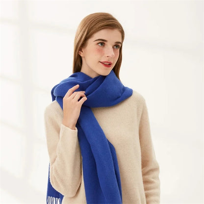 Women Large Soft Solid Shawl Pashmina Wrap Scarf