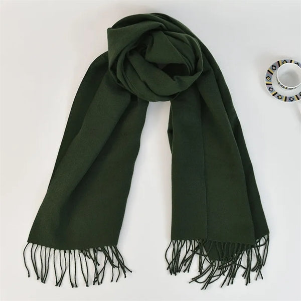 Women Large Soft Solid Shawl Pashmina Wrap Scarf