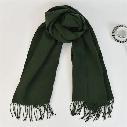 Women Large Soft Solid Shawl Pashmina Wrap Scarf