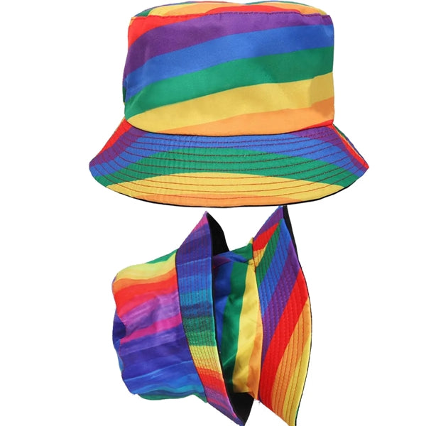 Custom Rainbow Bucket Hat