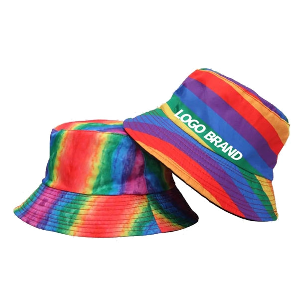 Custom Rainbow Bucket Hat