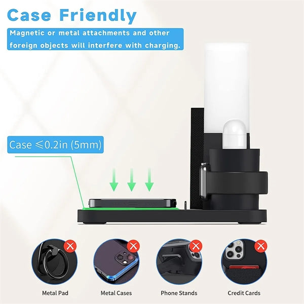 Wireless Charging Small Table Lamp
