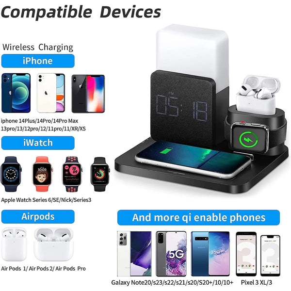 Wireless Charging Small Table Lamp