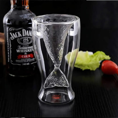 Double Mermaid Glass