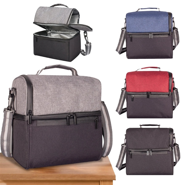Dual Compartment Lunch Bag