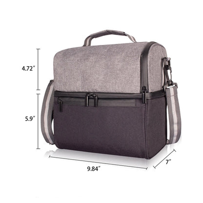 Dual Compartment Lunch Bag