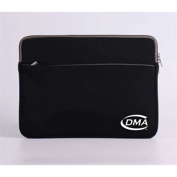 Neoprene Laptop Sleeve With Front Accessory Pocket