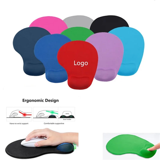 Ergonomic Mouse Pad with Gel Wrist Rest Support