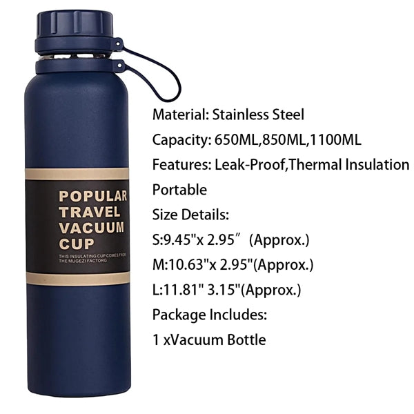 Large Capacity Stainless Steel Vacuum Cup