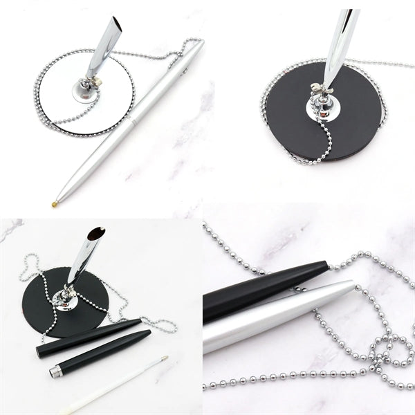 Desk Pen With Ball Chain
