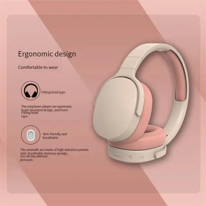 Wireless Bluetooth Headset with Deep Bass Hi-Fi Stereo Sound