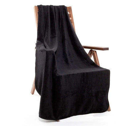 2 in 1 Airplane Travel Throw Blanket in Carabiner Pouch
