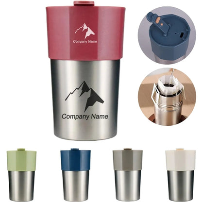 10Oz Stainless-Steel Travel Mug