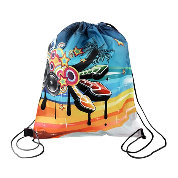 14" x 17" 210D Drawstring Bag 2 Sides Full Color Printed