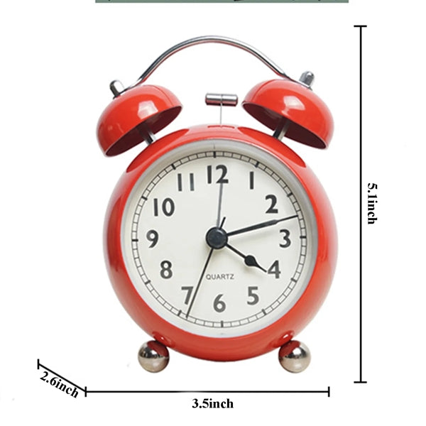 Twin Bell Metal Alarm Clock
