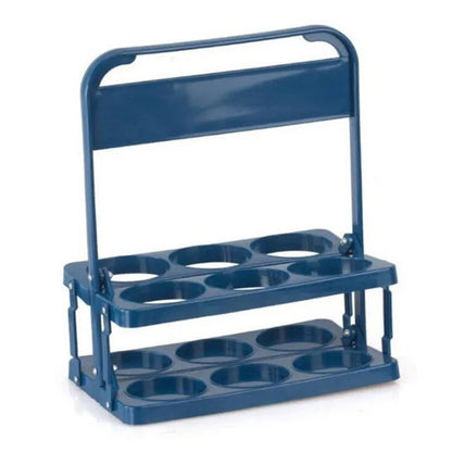 6-Pack Foldable Plastic Bottle Caddy