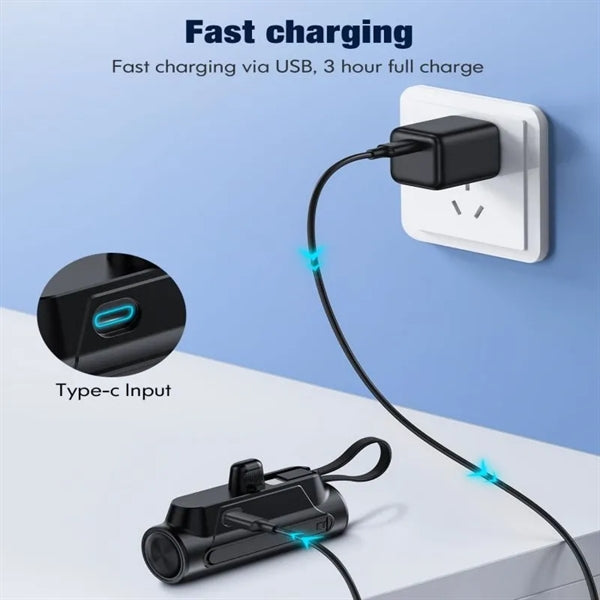 2 in 1 Portable Charger Power Bank 5000mAh